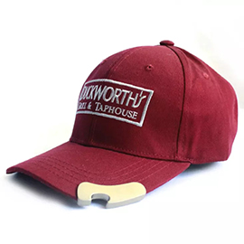 Baseball Cap with Bottle Opener