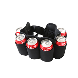 Custom Color & Logo Beer Belt Drink Holder (neoprene material)
